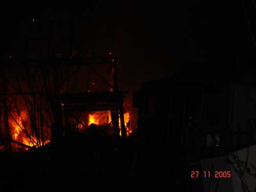 Požiar stodoly 2005